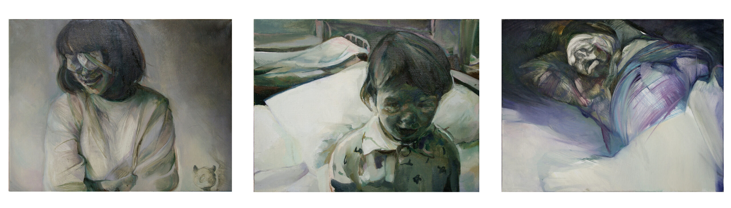 epizody, olej na płótnie 40x50cm, 2014