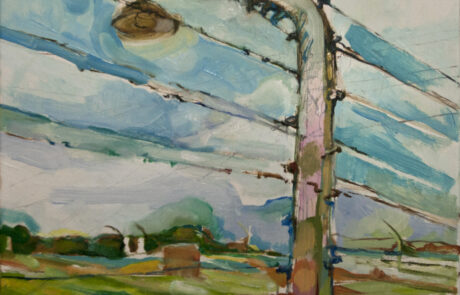 Latarnia 3,olej na płótnie, 40 x 40 cm, 2017